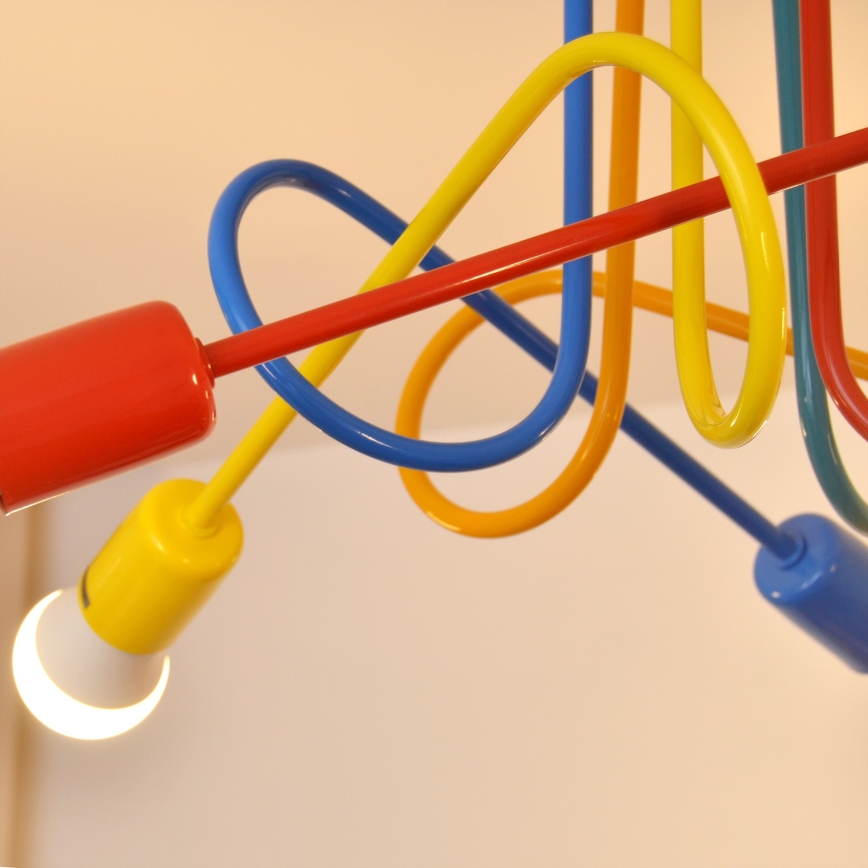 Plafonnier enfant LED OXFORD 5xE27/15W/230V