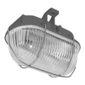 Plafonnier extérieur OVAL 1xE27/60W/230V IP44 gris
