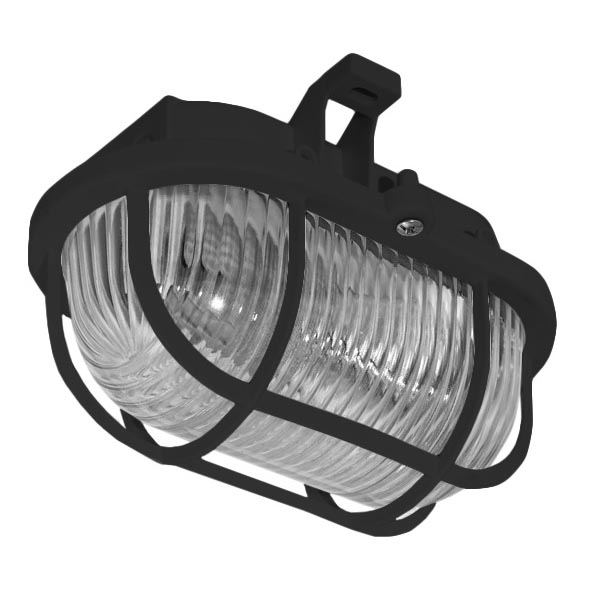 Plafonnier extérieur OVAL 1xE27/60W/230V IP44