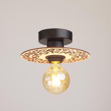 Plafonnier FALCO 1xE27/60W/230V d. 20 cm beige