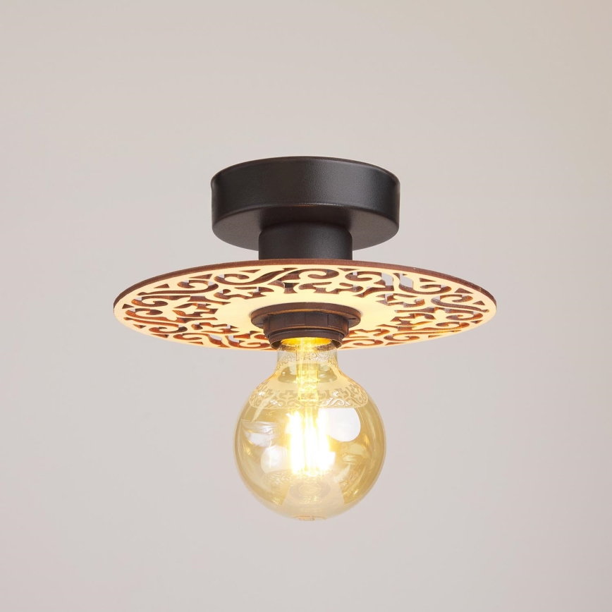 Plafonnier FALCO 1xE27/60W/230V d. 20 cm beige