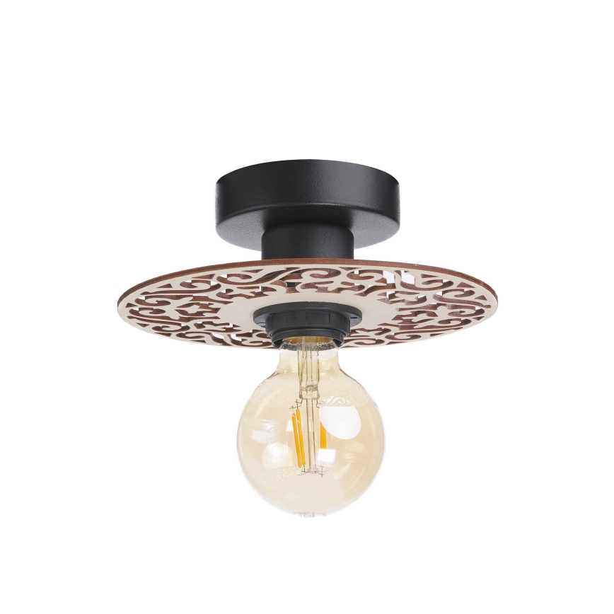 Plafonnier FALCO 1xE27/60W/230V d. 20 cm beige