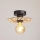 Plafonnier FALCO 1xE27/60W/230V d. 20 cm beige