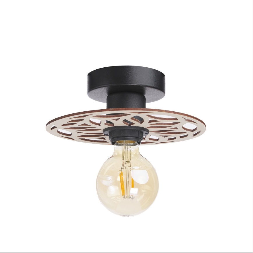 Plafonnier FALCO 1xE27/60W/230V d. 20 cm beige