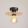 Plafonnier FALCO 1xE27/60W/230V d. 20 cm beige