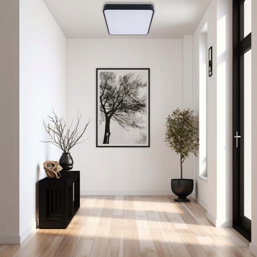 Plafonnier FELIZ LED/50W/230V 4000K 40x60 cm noir