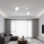 Plafonnier fixé au plafond HOLON 2xG9/8W/230V + 2xGX53/12W gris