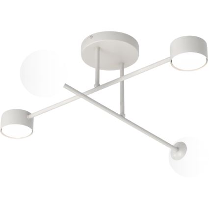 Plafonnier fixé au plafond HOLON 2xG9/8W/230V + 2xGX53/12W gris