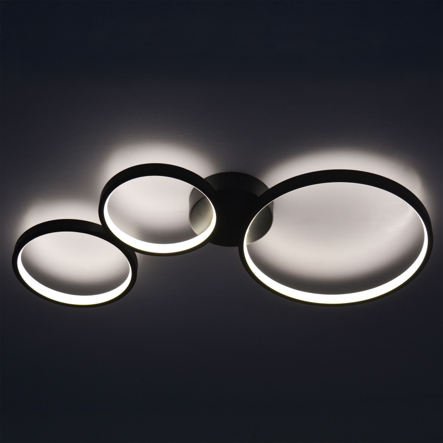 Plafonnier FLAMENCO LED/33W/230V 4000K noir