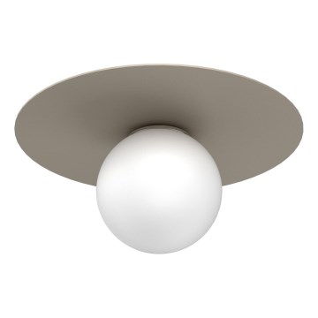 Plafonnier FLAT 1xE27/15W/230V Ø 35 cm beige