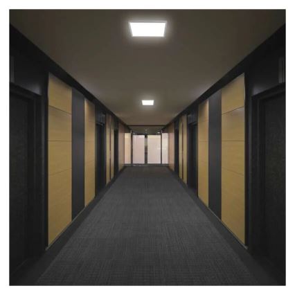 Plafonnier FLORI LED/18W/230V 4000K blanc 29x29 cm