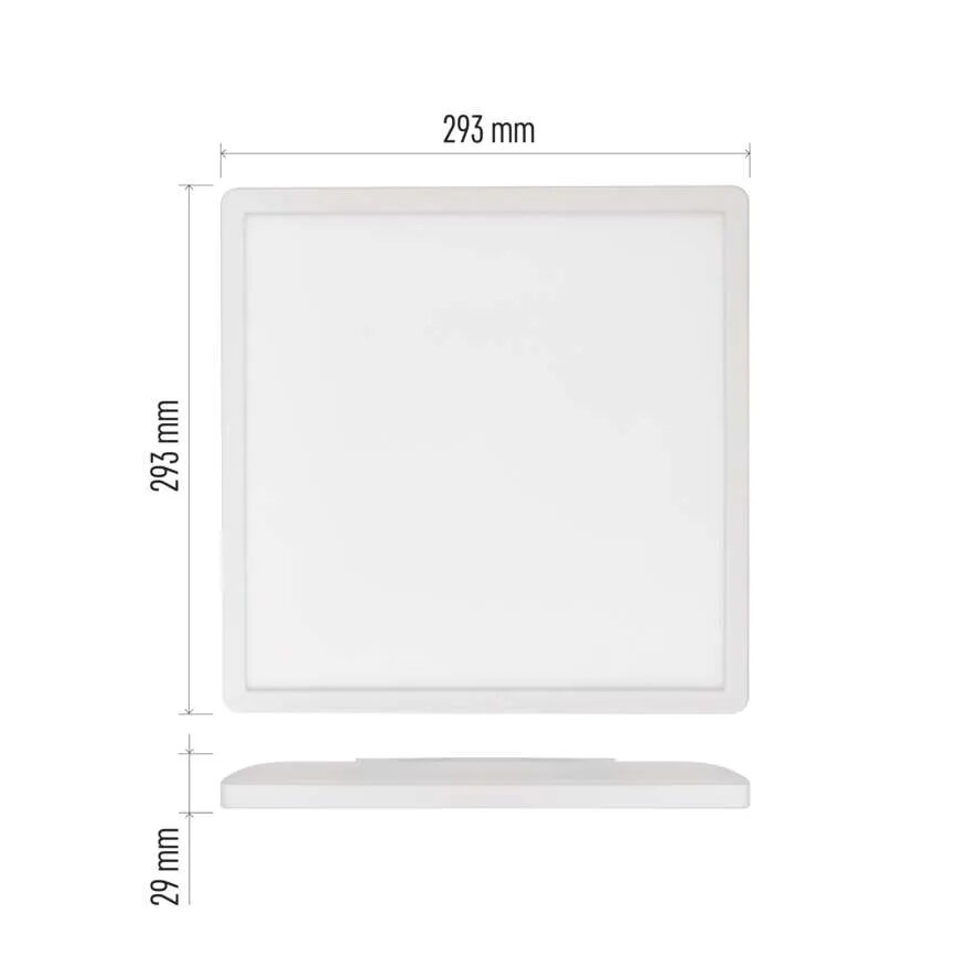Plafonnier FLORI LED/18W/230V 4000K blanc 29x29 cm