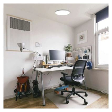 Plafonnier FLORI LED/18W/230V 4000K blanc d. 29 cm