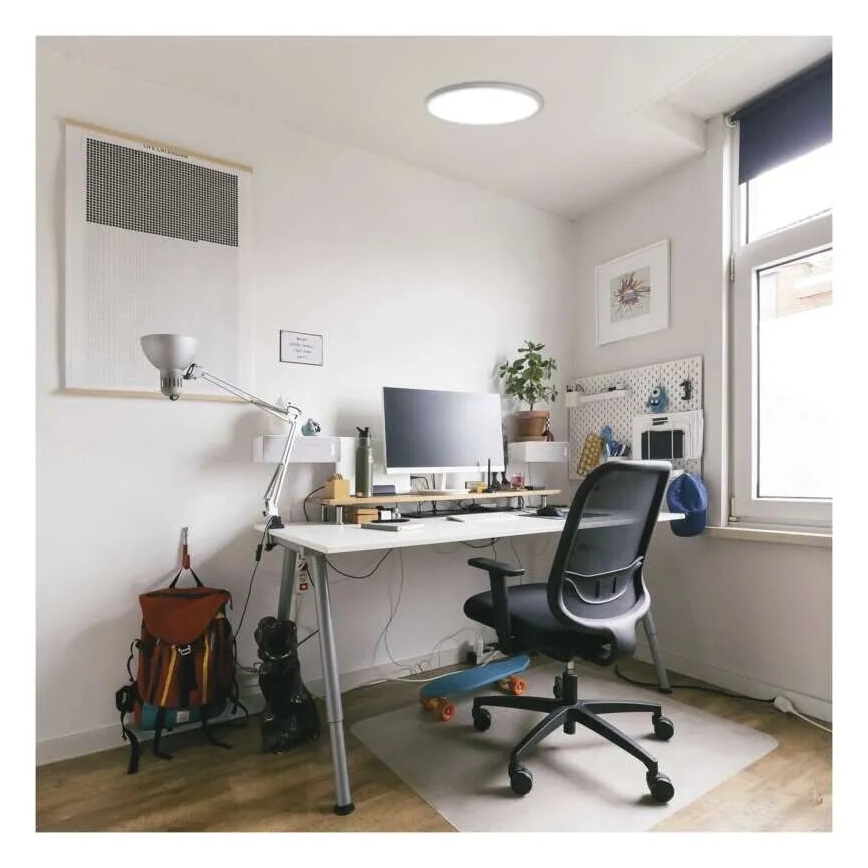Plafonnier FLORI LED/18W/230V 4000K blanc d. 29 cm
