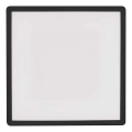 Plafonnier FLORI LED/18W/230V 4000K noir 29x29 cm