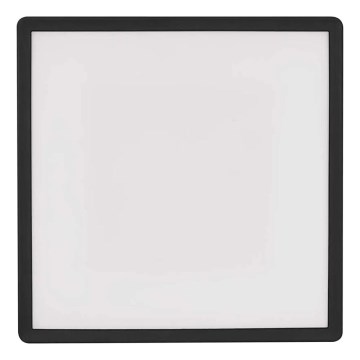Plafonnier FLORI LED/18W/230V 4000K noir 29x29 cm