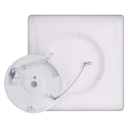 Plafonnier FLORI LED/18W/230V 4000K noir 29x29 cm