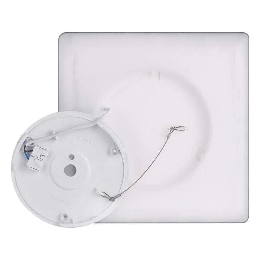 Plafonnier FLORI LED/18W/230V 4000K noir 29x29 cm