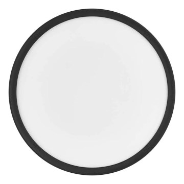 Plafonnier FLORI LED/18W/230V 4000K noir d. 29 cm