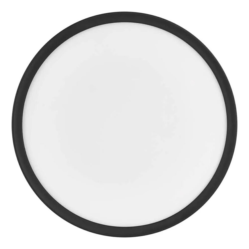 Plafonnier FLORI LED/18W/230V 4000K noir d. 29 cm