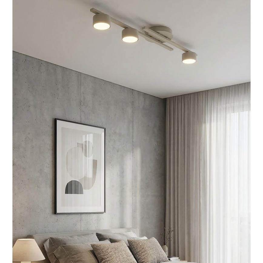 Plafonnier FRAGMENT 3xGX53/12W/230V beige