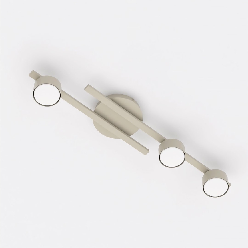Plafonnier FRAGMENT 3xGX53/12W/230V beige