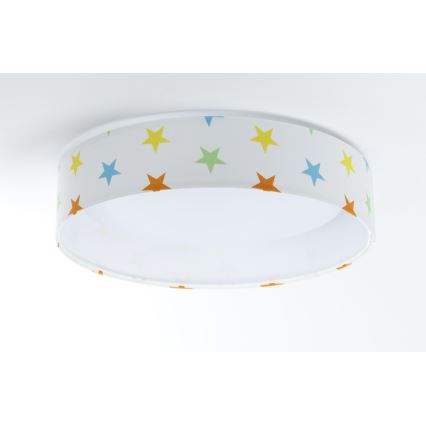 Plafonnier enfant GALAXY KIDS LED/24W/230V étoiles coloré