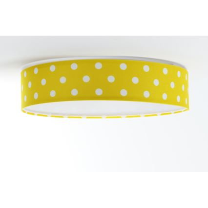 Plafonnier enfant GALAXY KIDS LED/24W/230V points jaune/blanc