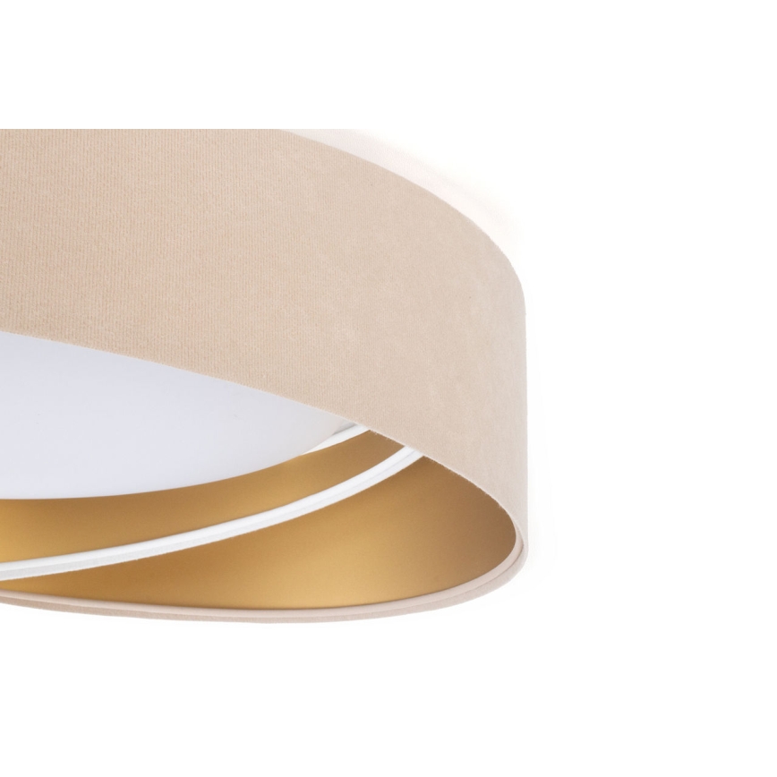 Plafonnier GALAXY MODERN LED/24W/230V Ø 55 cm beige/blanc/or