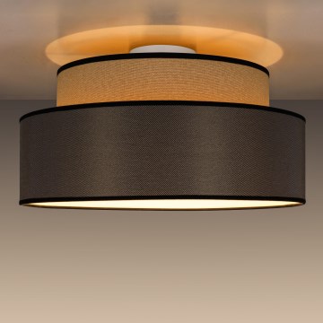 Plafonnier GRACE 1xE27/60W/230V beige/marron