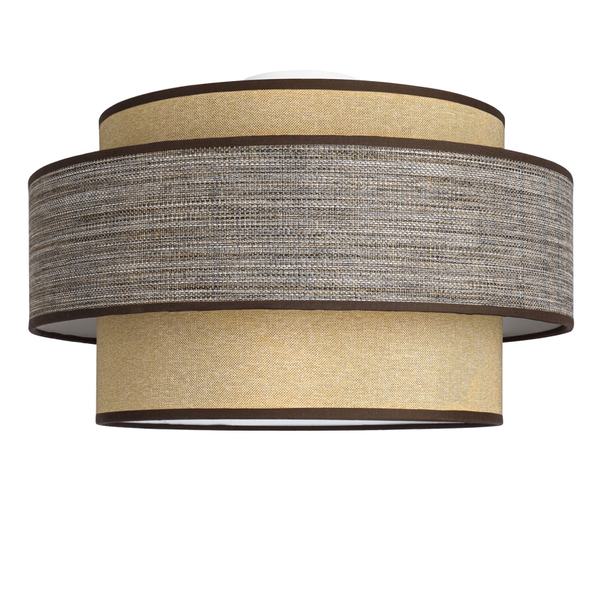 Plafonnier GRACE 1xE27/60W/230V beige/marron