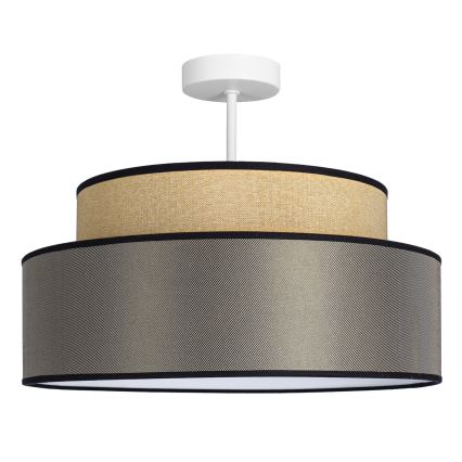 Plafonnier GRACE 1xE27/60W/230V beige/marron