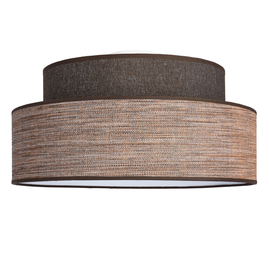 Plafonnier GRACE 1xE27/60W/230V marron/beige