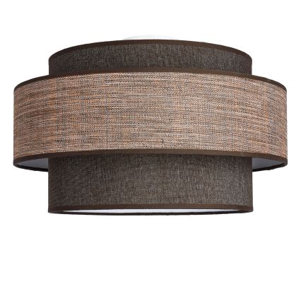 Plafonnier GRACE 1xE27/60W/230V marron/beige