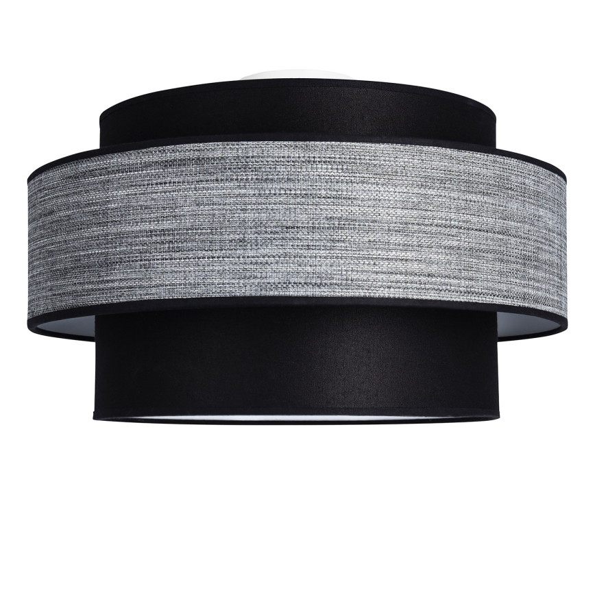 Plafonnier GRACE 1xE27/60W/230V noir/gris