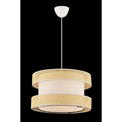 Plafonnier HALO 1xE27/60W/230V crème/beige