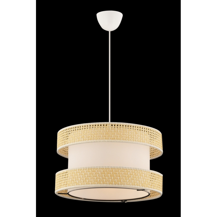 Plafonnier HALO 1xE27/60W/230V crème/beige
