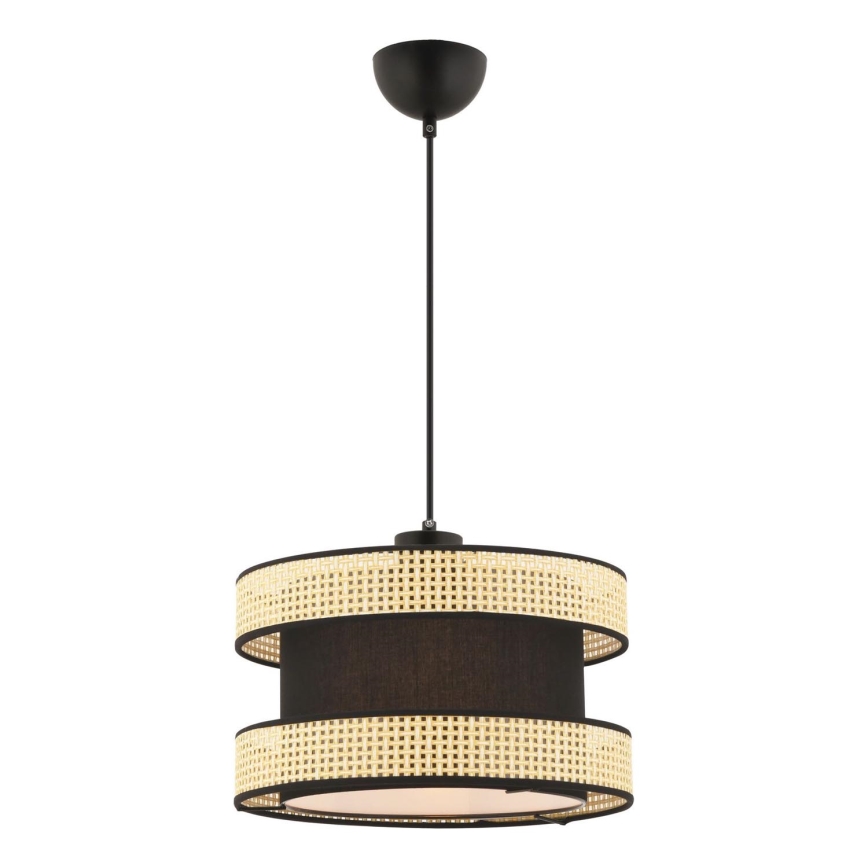 Plafonnier HALO 1xE27/60W/230V noir/beige