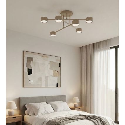 Plafonnier HALO 6xGX53/10W/230V beige