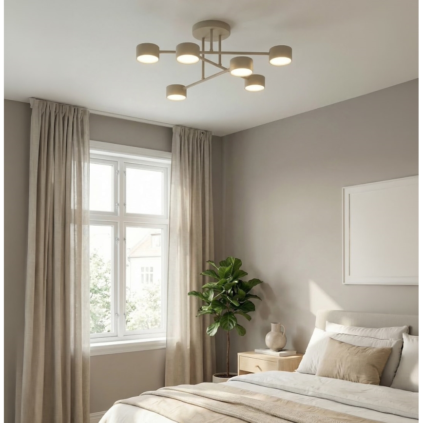 Plafonnier HALO 6xGX53/10W/230V beige