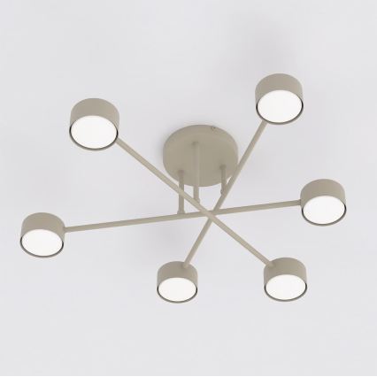 Plafonnier HALO 6xGX53/10W/230V beige
