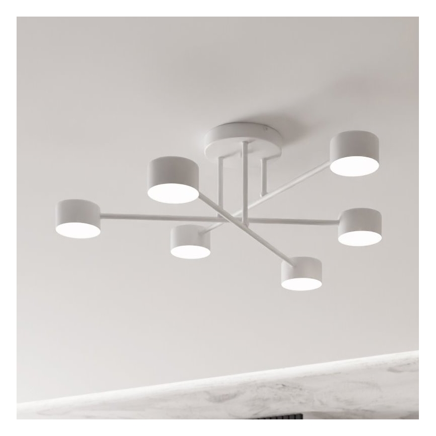 Plafonnier HALO 6xGX53/10W/230V blanc