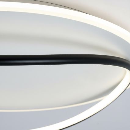 Plafonnier HALO LED, 38 W, 230 V, Ø 50 cm, noir