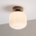 Plafonnier HARMA WOOD 1 x E27 / 15 W / 230 V, chêne/blanc, Ø 20 cm