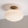 Plafonnier HARMA WOOD 1xE27/15W/230V chêne/blanc Ø 30 cm