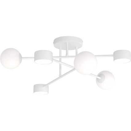 Plafonnier HOLON 3xG9/8W/230V + 3xGX53/12W blanc