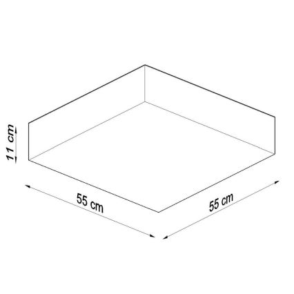 Plafonnier HORUS 4xE27/60W/230V blanc