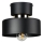 Plafonnier IGNIA 1x E27/60W/230V noir/doré