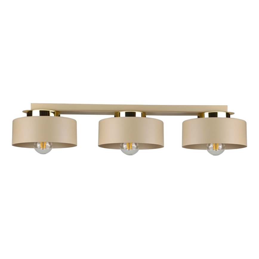 Plafonnier IGNIA 3xE27/60W/230V taupe