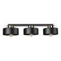 Plafonnier IGNIA — 3 ampoules E27, max. 60 W, 230 V, noir